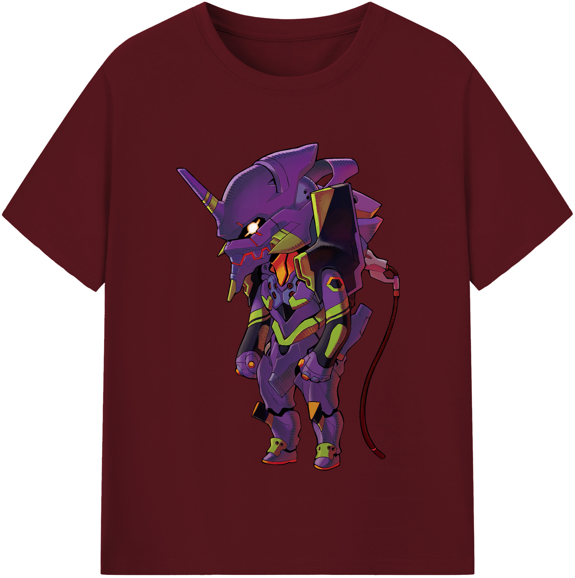 （画像用） EVA 新世紀エヴァンゲリオン 綿100％半袖Tシャツ（フロントプリント）